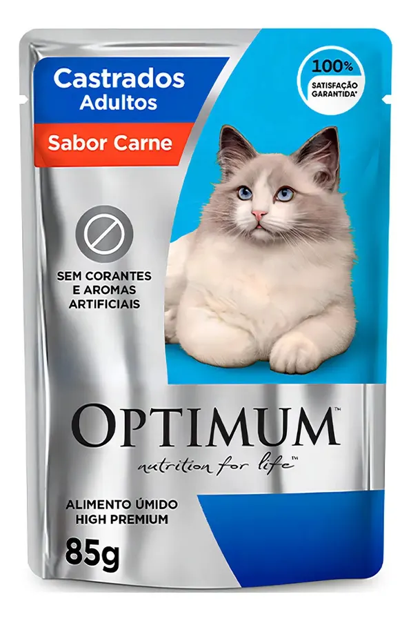 Embalagem de Comida Molhada Gato Adulto Sachê