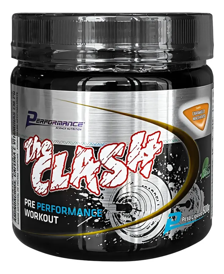 Embalagem de Clash Pre Treino Imediato