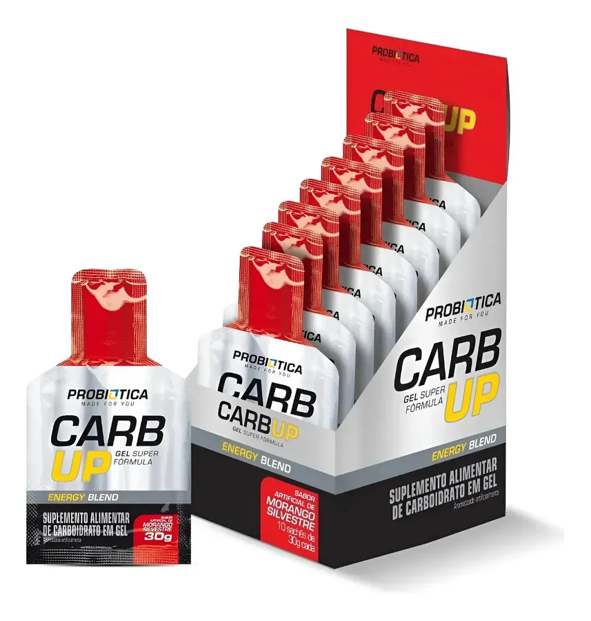 Embalagem de Carb Up Gel Super