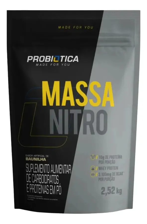 Embalagem de Hipercalórico Massa Nitro