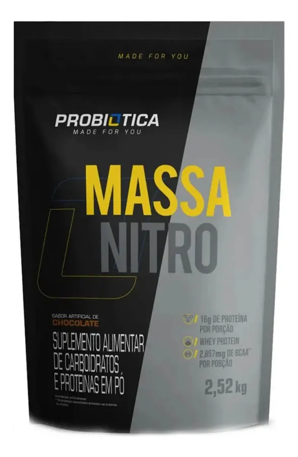 Embalagem de Massa Nitro Baunilha
