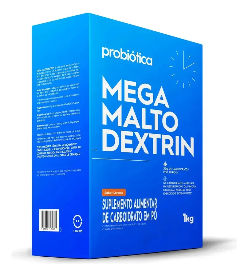 Embalagem de Mega Maltodextrin