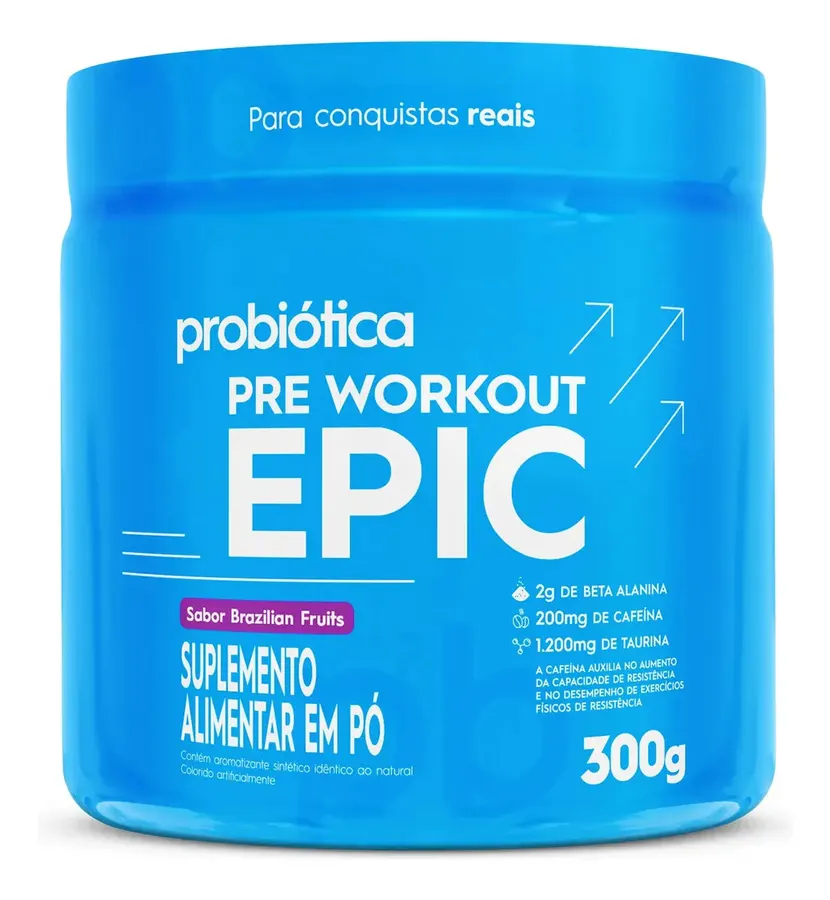 Embalagem de Pré Treino Epic