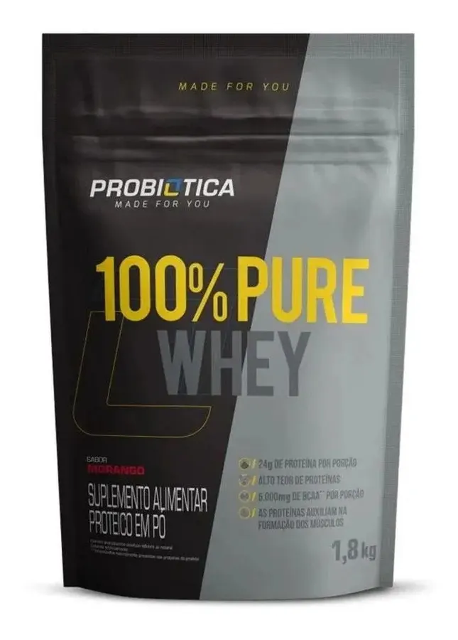 Embalagem de Whey Protein 100% Pure Whey