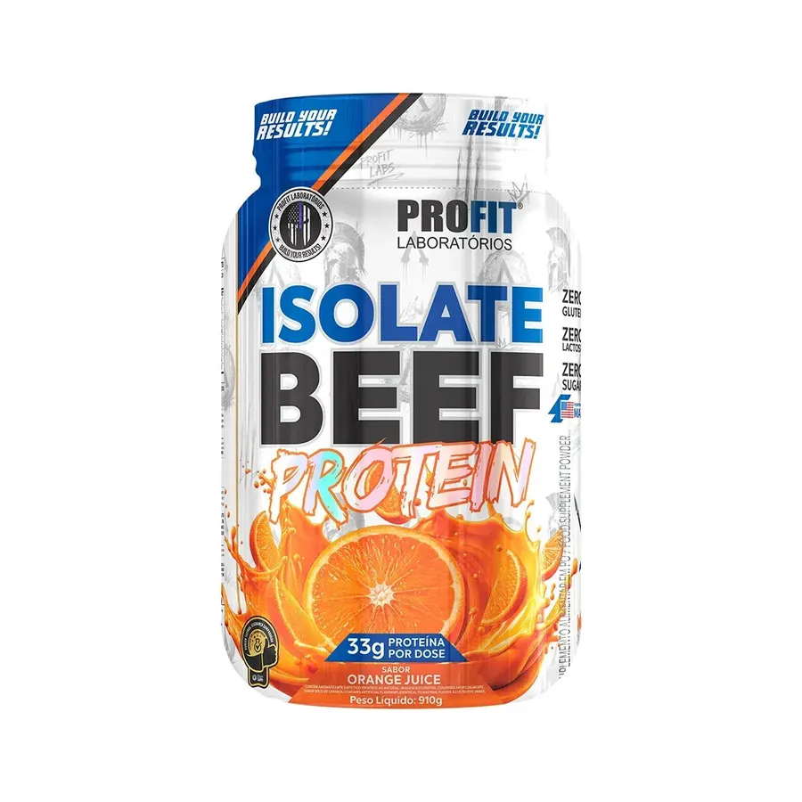 Embalagem de Whey Isolate Beef Protein Proteína Carne