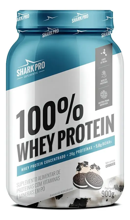 Embalagem de Whey 100% Whey Protein Concentrado