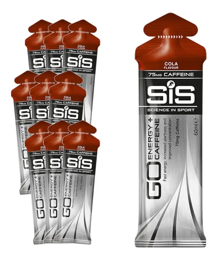 Embalagem de Sachês Gel Carboidrato Energy Caffeine