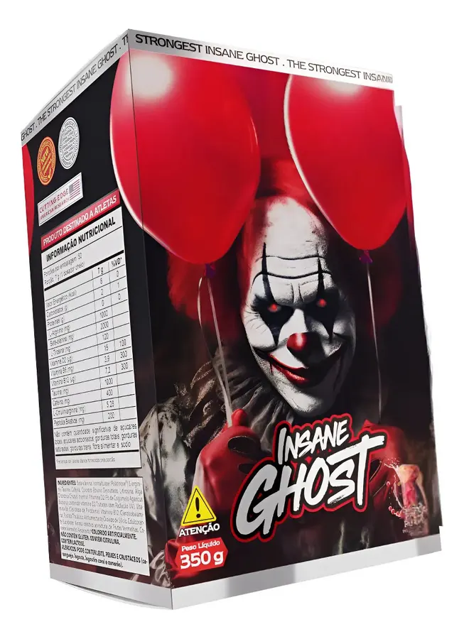 Embalagem de Pré Treino Insane Ghost Demons Lab