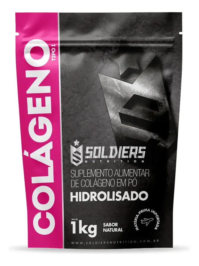 Embalagem de Colágeno Hidrolisado Tipo 100% Pele Articulação