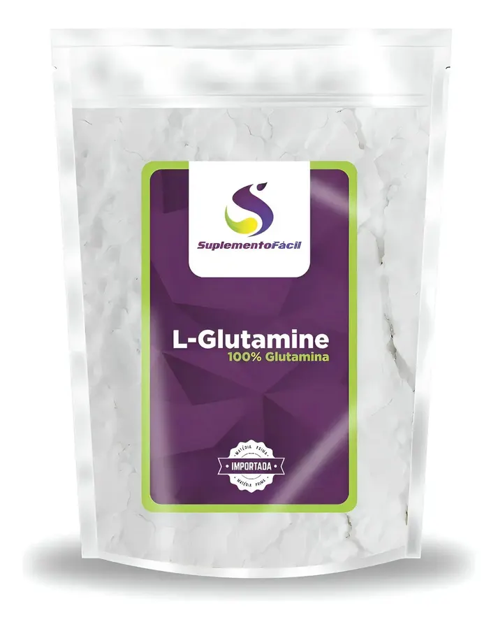 Embalagem de Glutamina Pura Premium