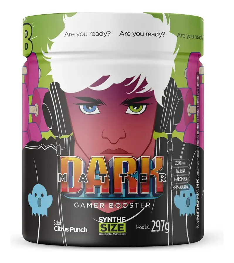 Embalagem de Nootrópico Dark Matter Energia Sem Cafeína