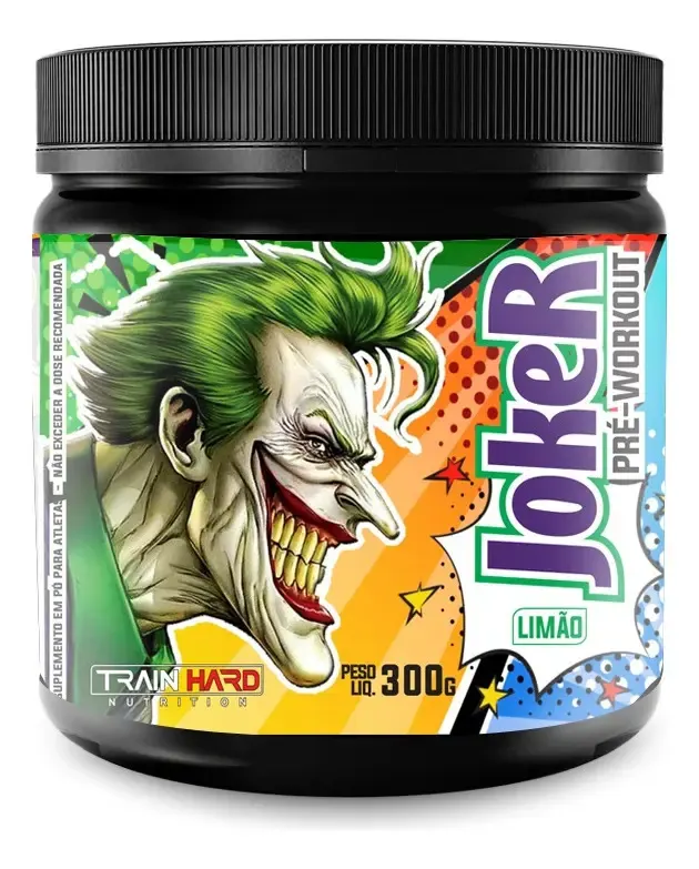 Embalagem de Pre Treino Joker Energia E Foco