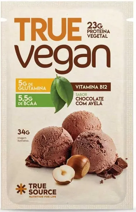 Embalagem de Proteína Vegana Sachê