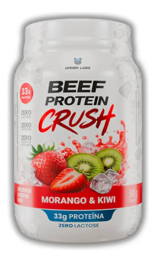 Embalagem de Beef Protein Crush