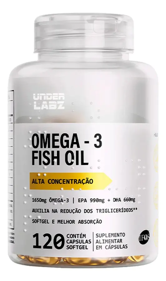 Embalagem de Ômega Fish Oil Ifos Epa Dha Cápsulas Omega