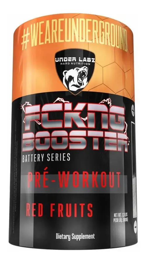 Embalagem de Pré Treino Fckng Booster Red Fruits
