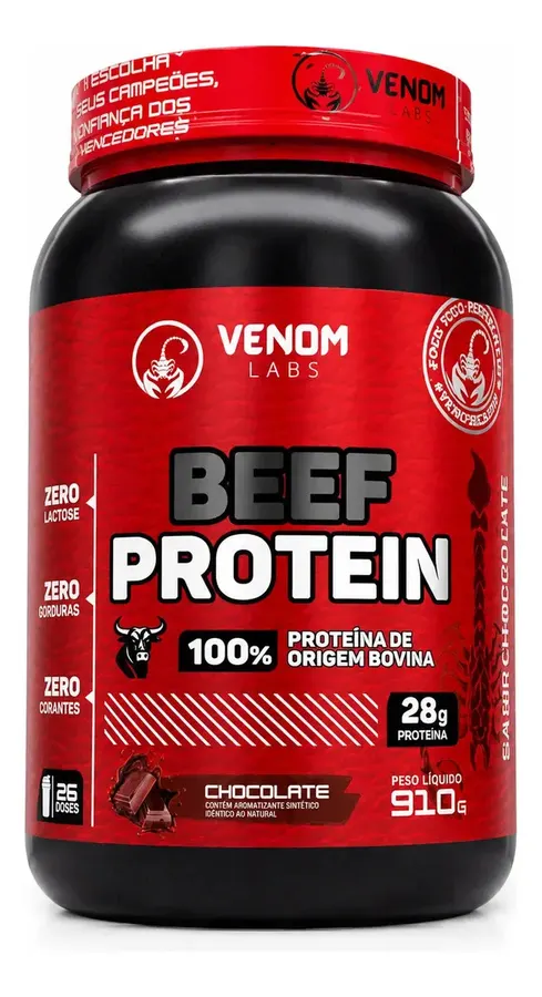 Embalagem de Beef Protein Zero Lactose 80% Growth Soldiers