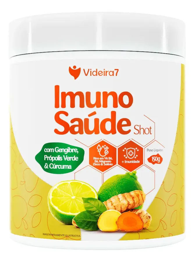 Embalagem de Imuno Saúde Shot Vitaminas Minerais Vegano