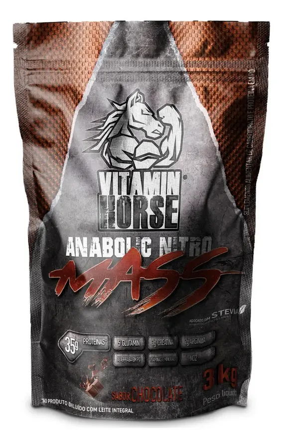 Embalagem de Hipercalórico Vitaminhorse Anabolic Nitro Mass
