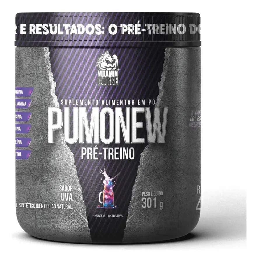 Embalagem de Pré Treino Pumonew