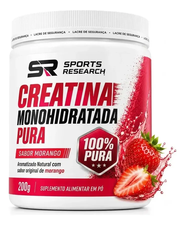 Embalagem de Creatina Monohidratada Pura