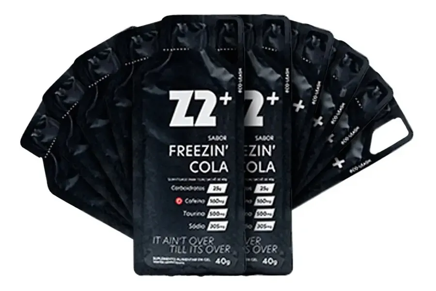 Embalagem de Gel Freezin Cafeína) Sachês)
